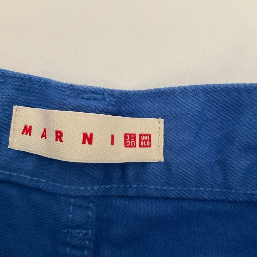 Marni x Uniqlo Wide Leg Jeans Pants Waist 23x31 - Picture 12 of 13